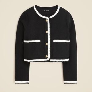 Black J Crew lady jacket in size S, new with tags